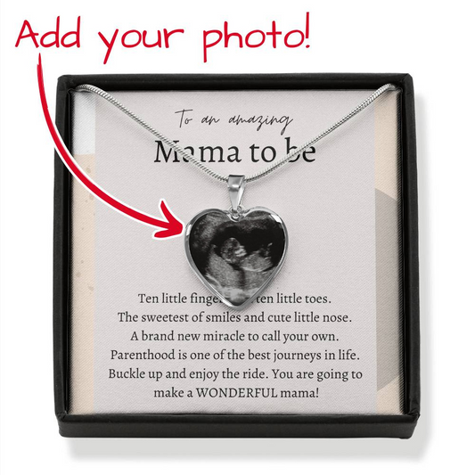 First Time Mom |Photo Necklace | Personalized Gift for First Time Mom