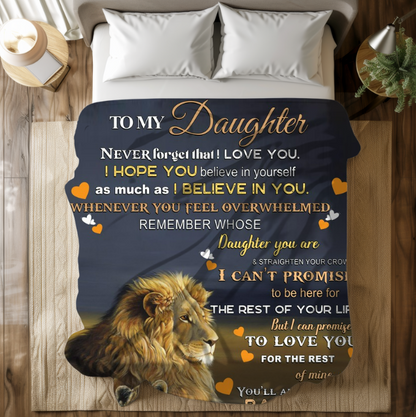 To My Daughter | Arctic Fleece Blanket