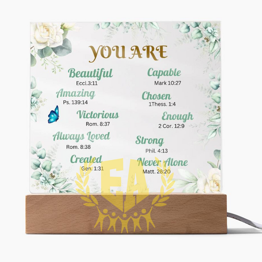 You Are | Acrylic Message Plaque