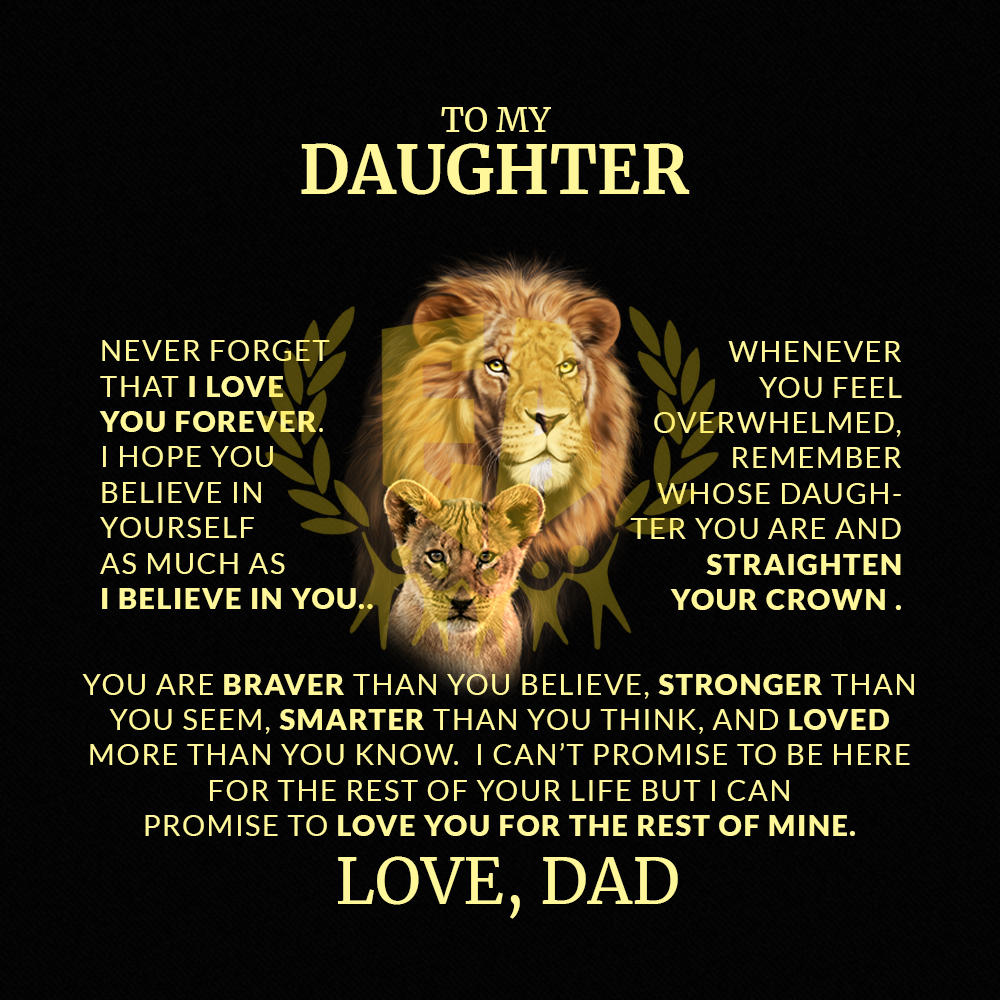 To My Daughter | Never Forget That I Love You Forever