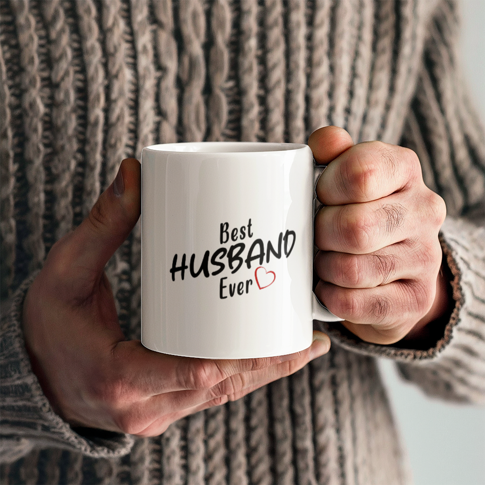 Best Husband Ever | Elevate your coffee experience with our custom-made ceramic mug