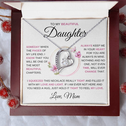 To My Beautiful Daughter | Someday When |  Forever Love Necklace