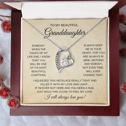 To My Granddaughter | Forever Love Necklace