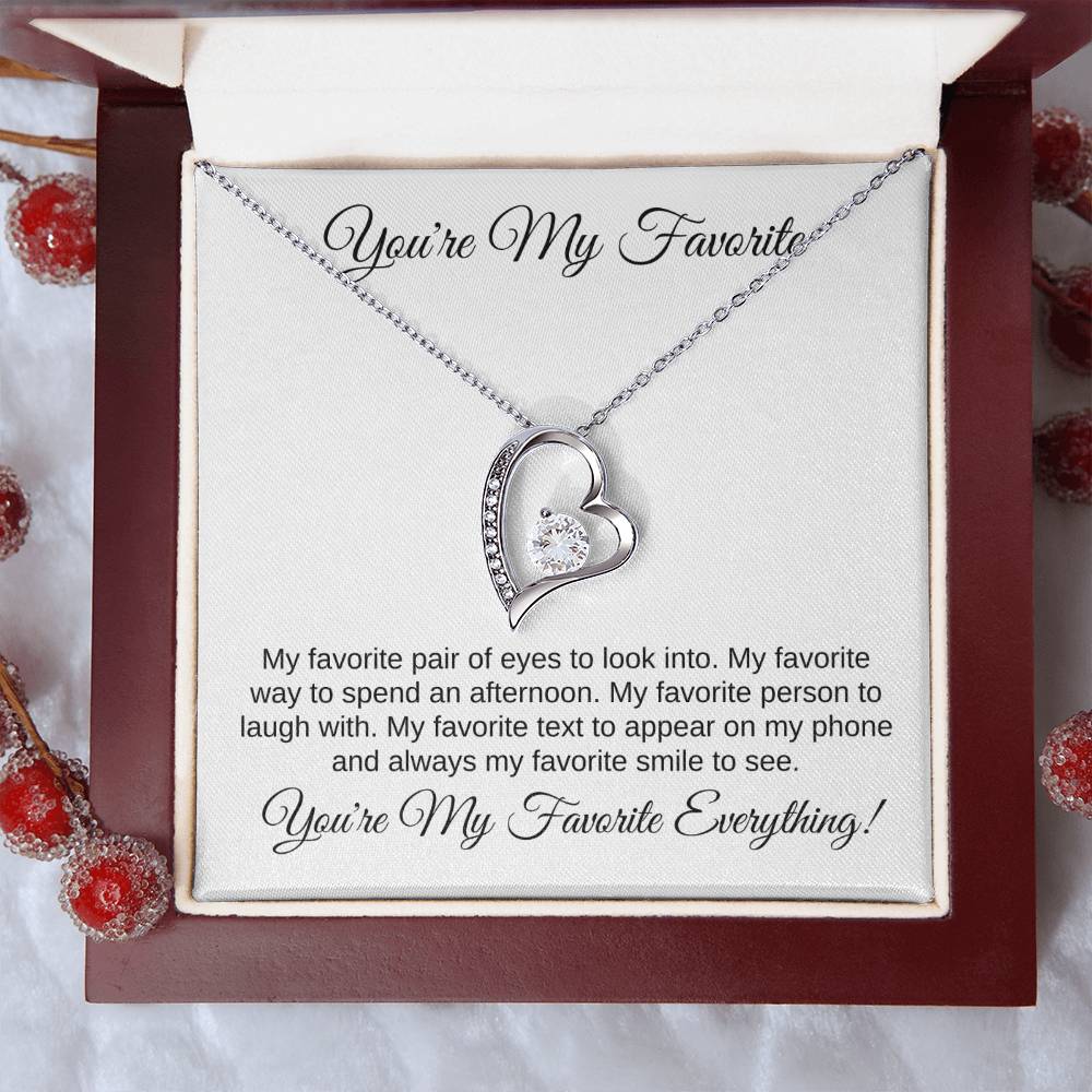 You're My Favorite Everything | Forever Love Necklace