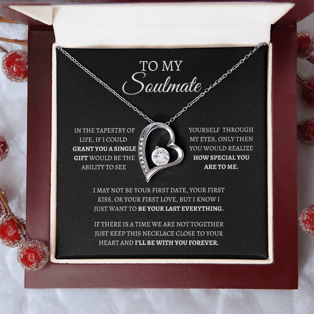 To My Soulmate | How Special You Are | Forever Love Necklace