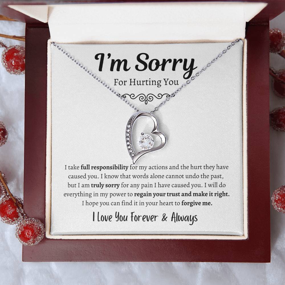 I'm Sorry For Hurting You | Forever Love Necklace