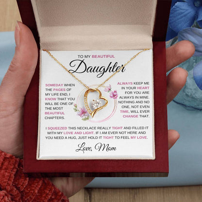 To My Beautiful Daughter | Someday When |  Forever Love Necklace