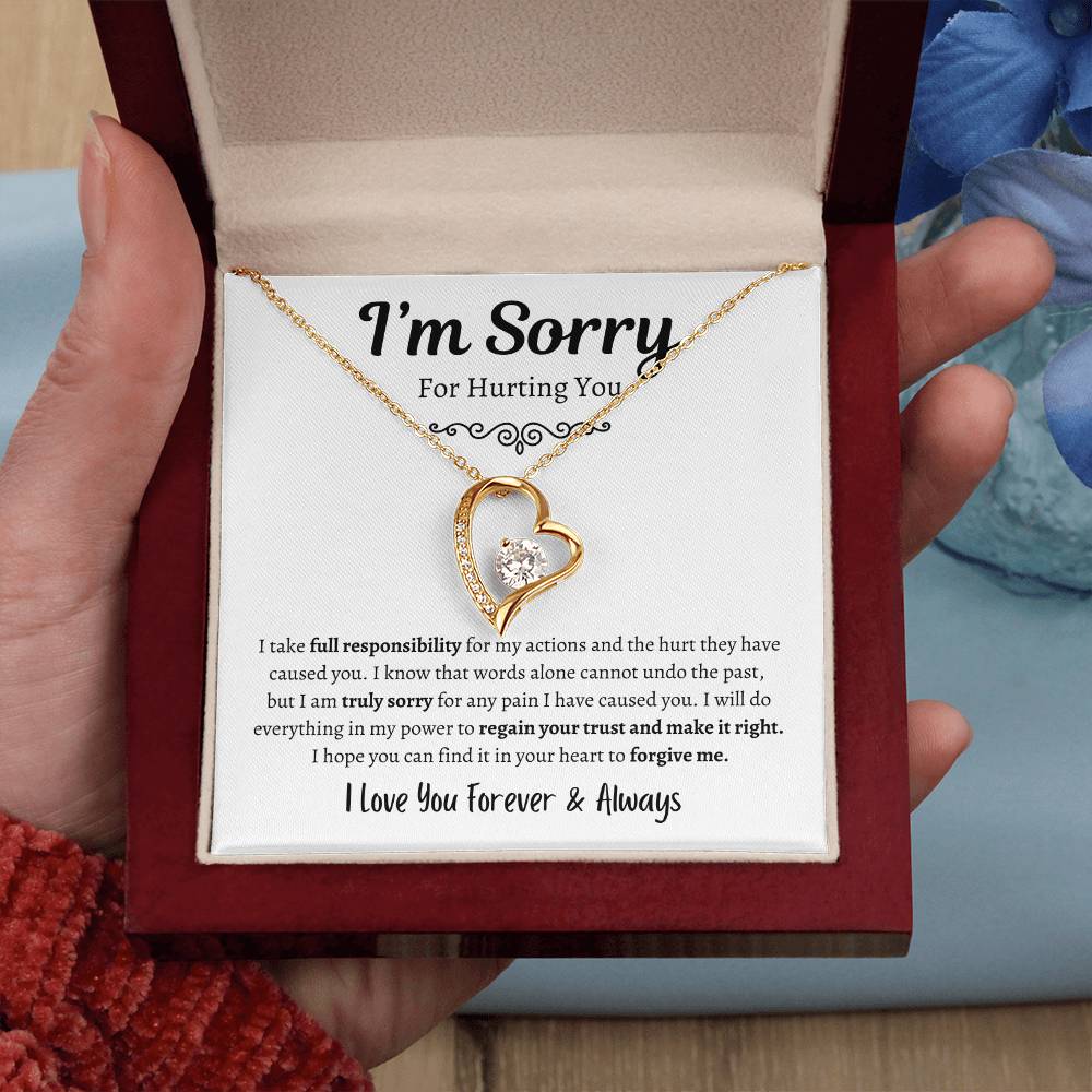 I'm Sorry For Hurting You | Forever Love Necklace