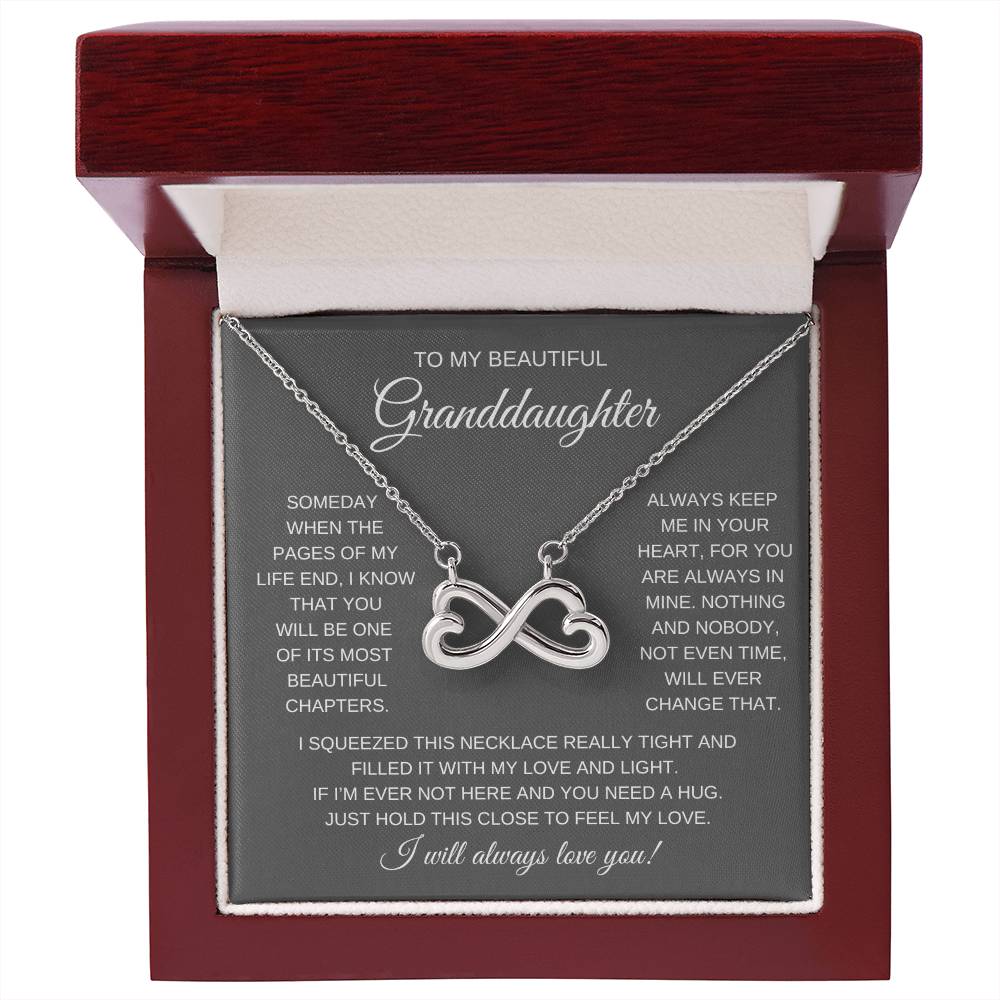 To My Granddaughter | Endless Love Necklace