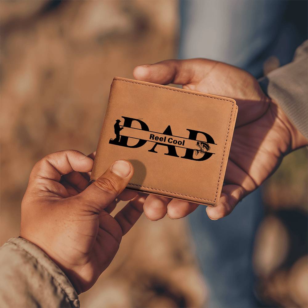 Reel Cool Dad Leather Wallet