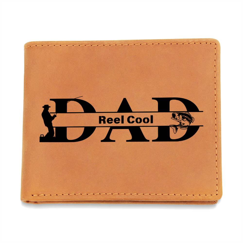 Reel Cool Dad Leather Wallet