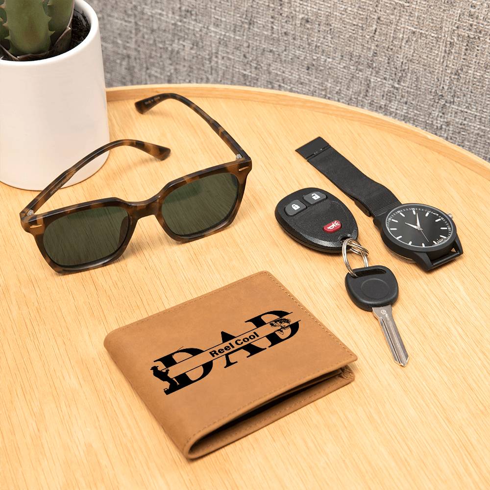 Reel Cool Dad Leather Wallet