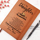To My Daughter |Graduation Gift 2024 | Leather Journal |