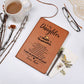 To My Daughter |Graduation Gift 2024 | Leather Journal |
