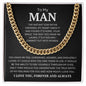 To My Man | Forever and Always | Cuban Link Chain