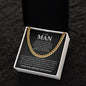 To My Man | Forever and Always | Cuban Link Chain