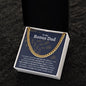 To My Bonus Dad | The Gift Of Life | Cuban Link Chain
