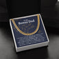 To My Bonus Dad | The Gift Of Life | Cuban Link Chain