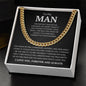To My Man | Forever and Always | Cuban Link Chain