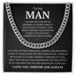 To My Man | Forever and Always | Cuban Link Chain