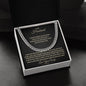 To My Husband | Cuban Link Chain | Father's Day Gift