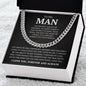 To My Man | Forever and Always | Cuban Link Chain