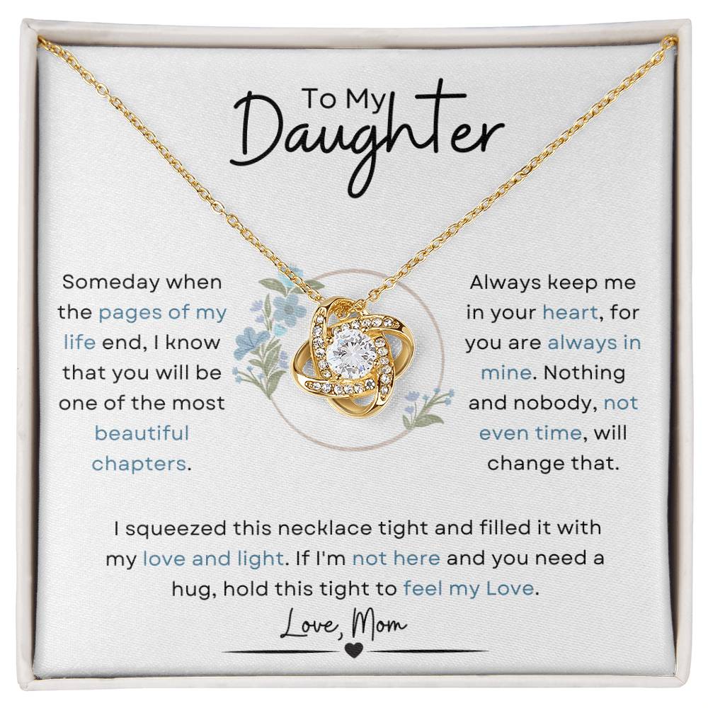 To My Daughter | Someday When | Love Knot Necklace