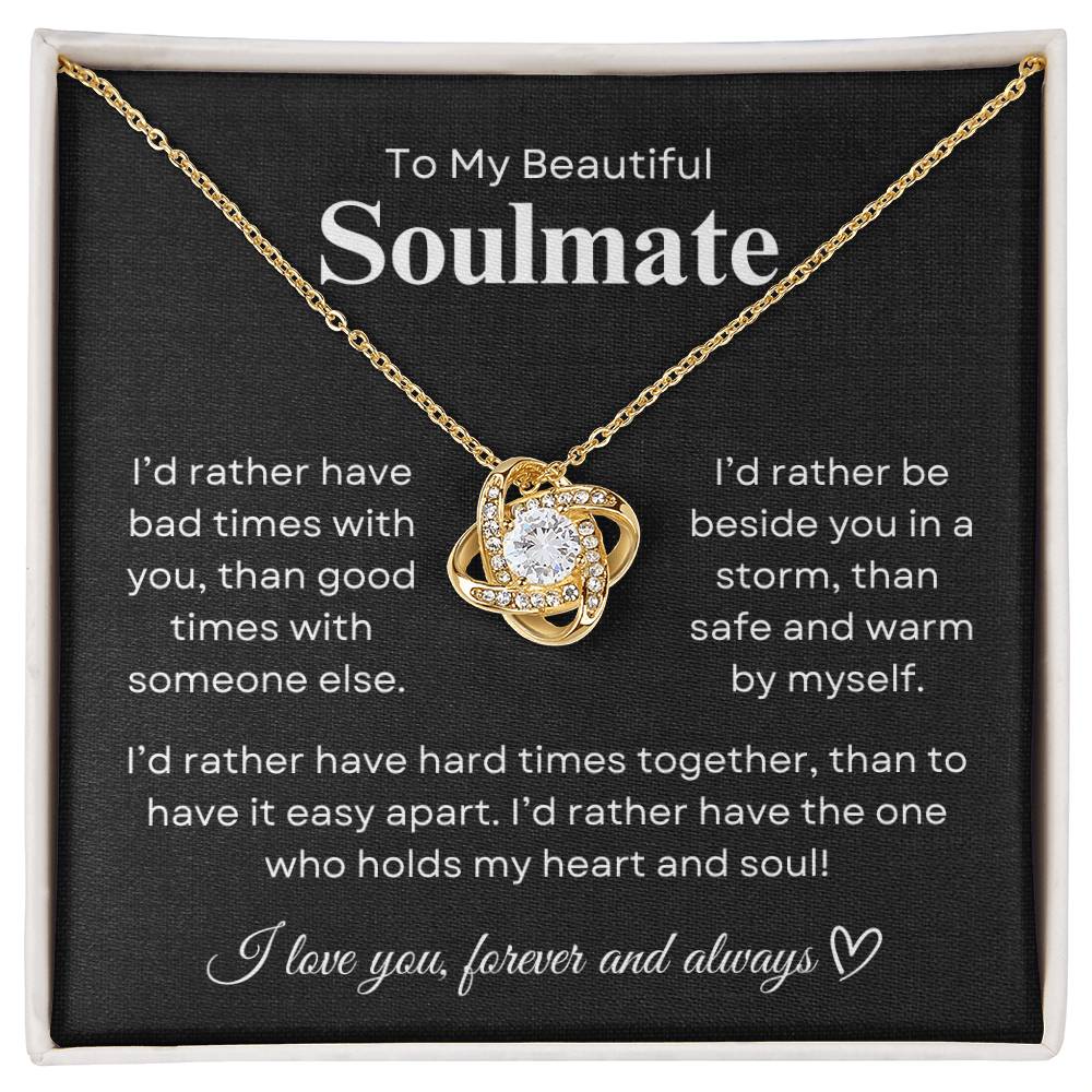 Beautiful Soulmate | Loveknot Necklace