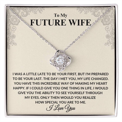 To My Future Wife | LoveKnot Necklace