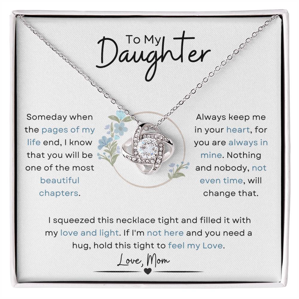 To My Daughter | Someday When | Love Knot Necklace