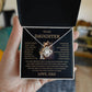 To My Daughter | Love Dad | Love Knot Necklace