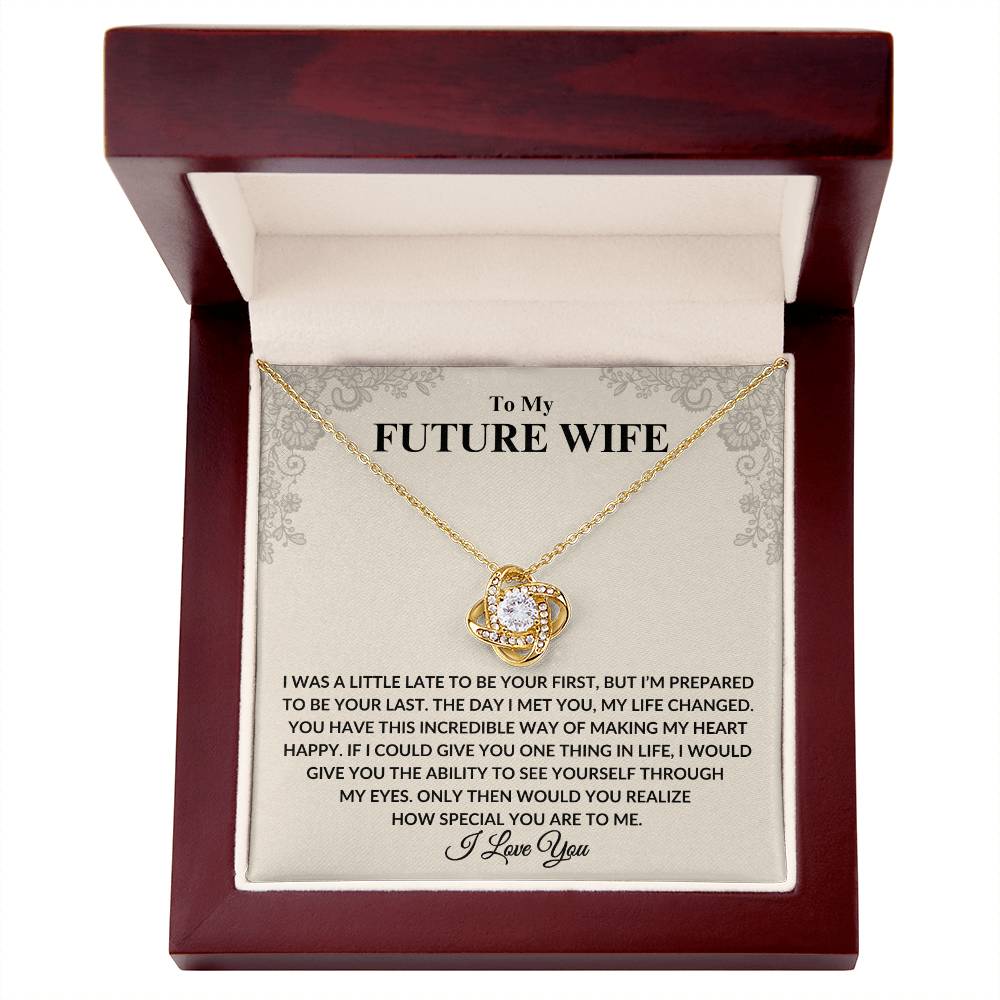 To My Future Wife | LoveKnot Necklace