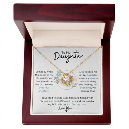 To My Daughter | Someday When | Love Knot Necklace