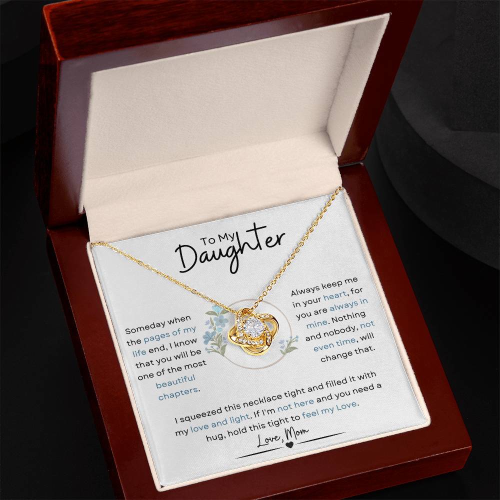 To My Daughter | Someday When | Love Knot Necklace