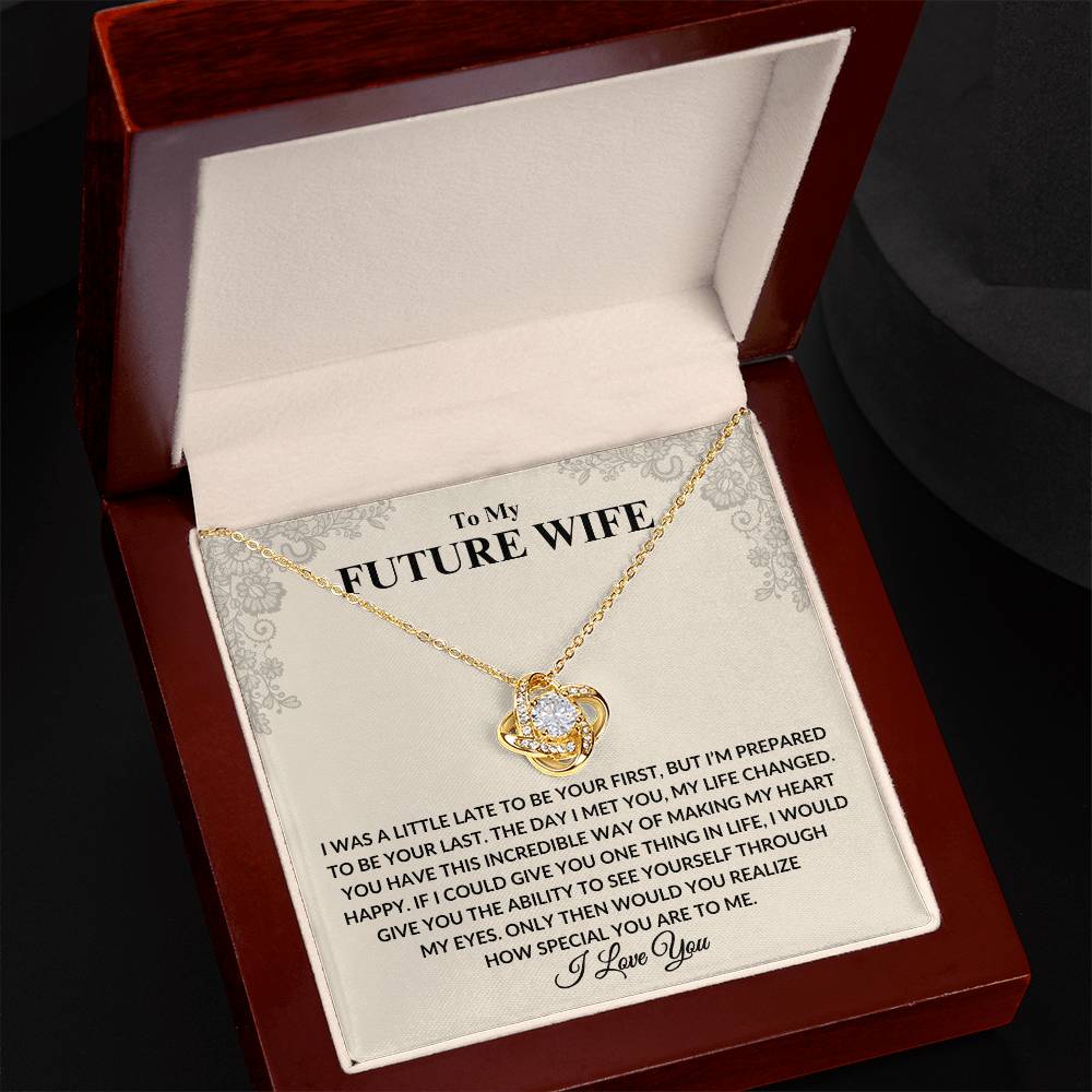 To My Future Wife | LoveKnot Necklace
