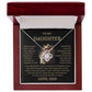 To My Daughter | Love Dad | Love Knot Necklace