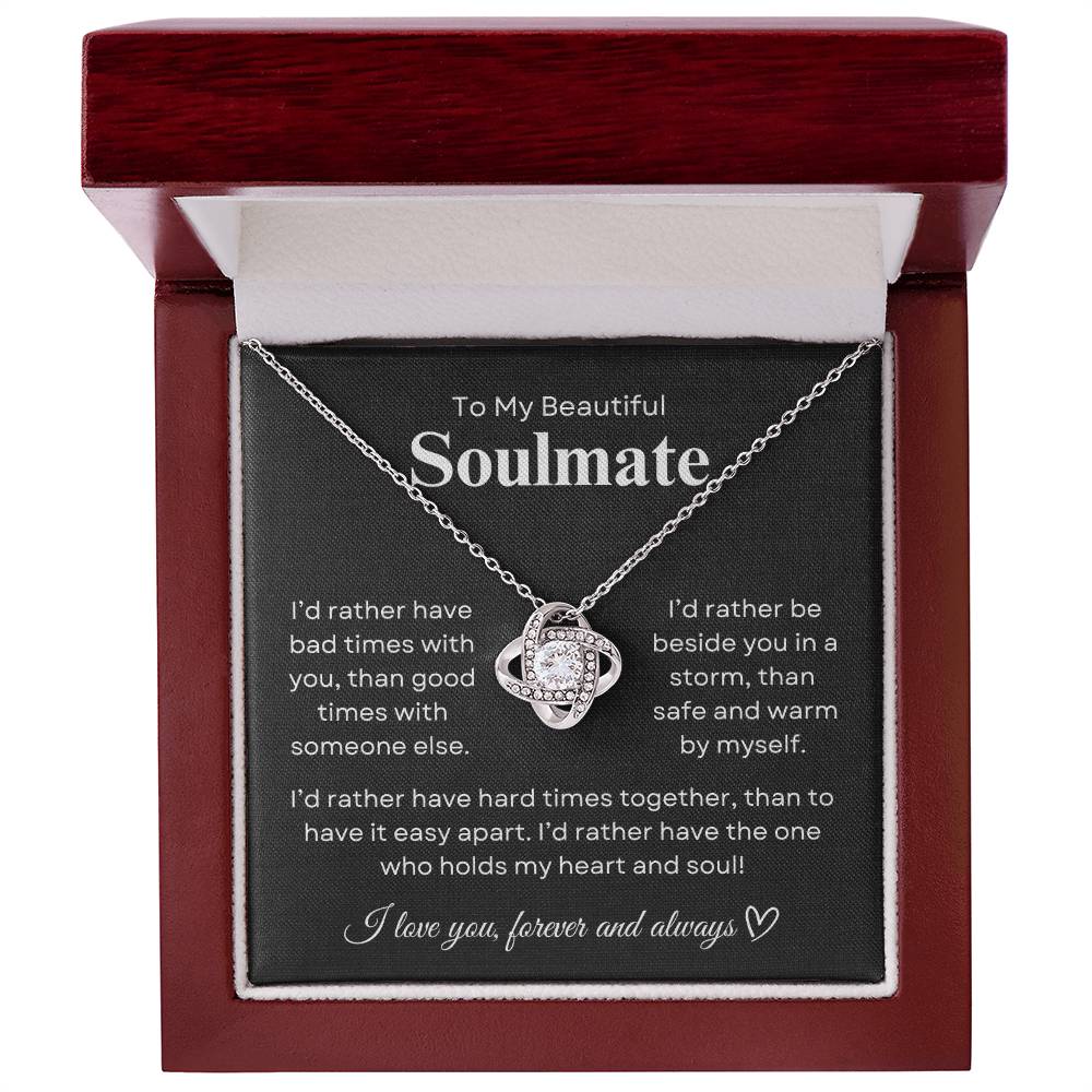 Beautiful Soulmate | Loveknot Necklace
