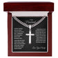 To My Husband | Cuban Chain With Cross