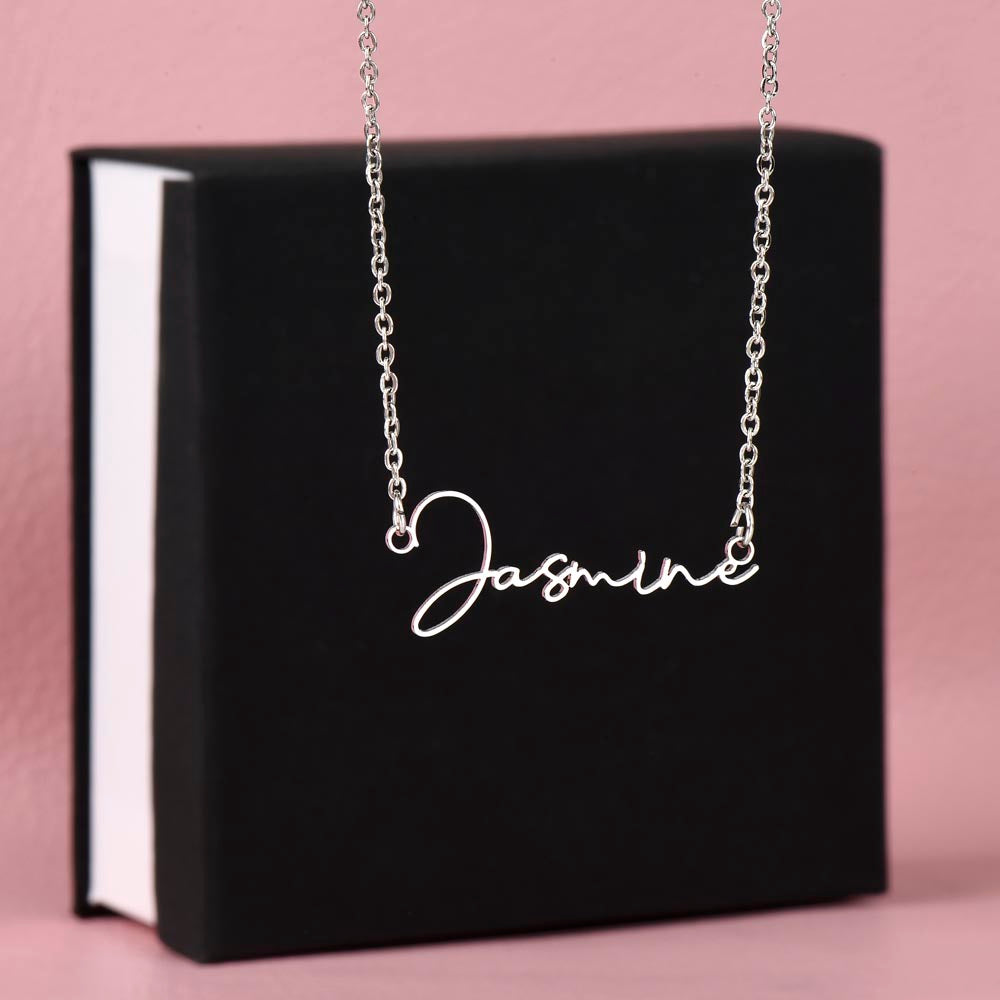 Badass Daughter Name Necklace  - W