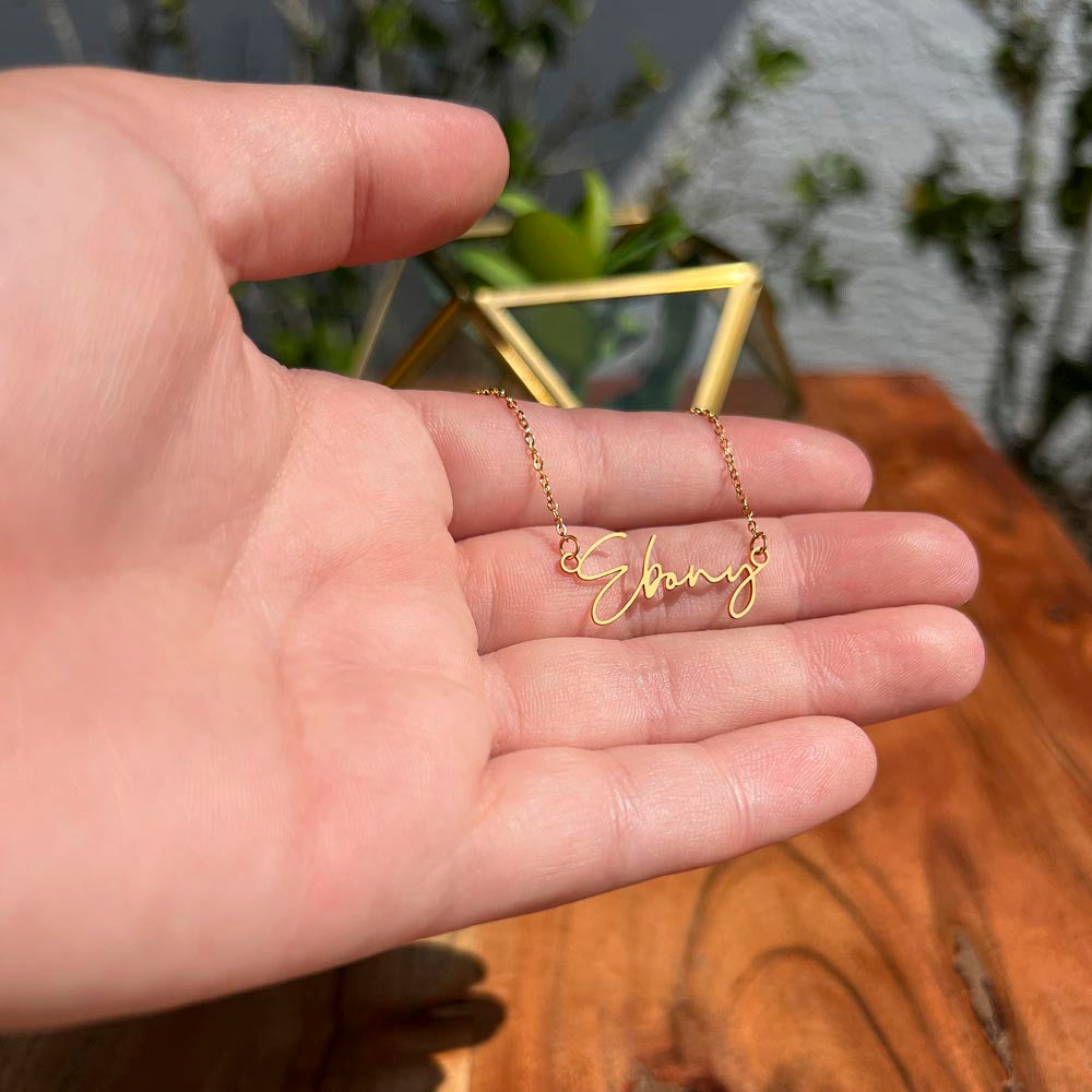 Badass Daughter Name Necklace  - W