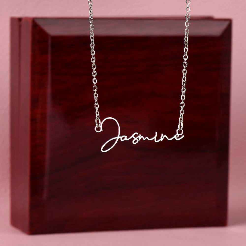 Badass Daughter Name Necklace  - W