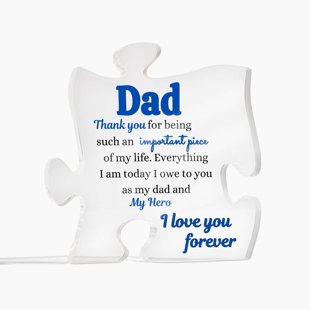 Dad | Puzzle Acrylic Plaque