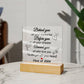 Class Of 2024 Graduation Acrylic Plaque