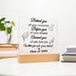 Class Of 2024 Graduation Acrylic Plaque