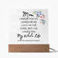To My Mom | My Whole Life | Square Acrylic