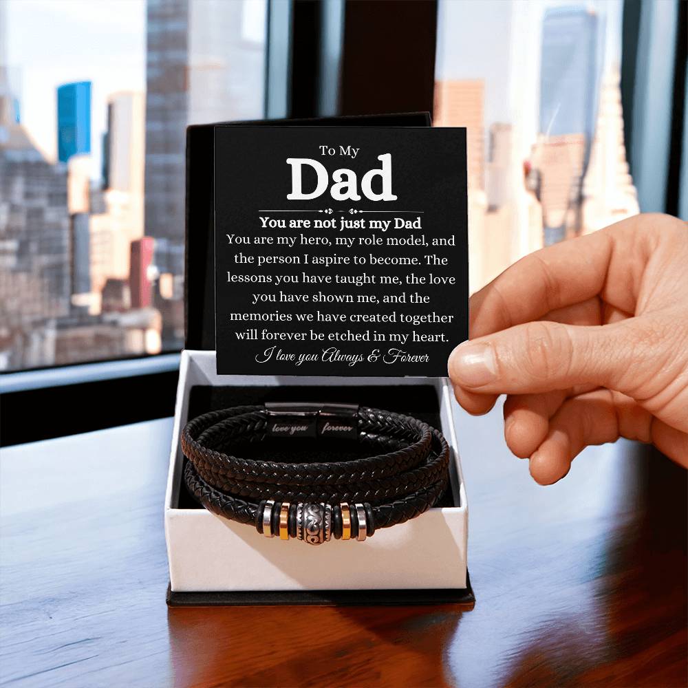 To My Dad | You are not just my Dad | Love You Forever Bracelet