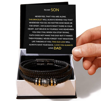 To My Son | This Old Lion | Love you Forever Bracelet