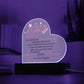 Super Mom | Forever Friend | Heart Acrylic Plaque