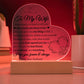 To My Wife | One Thing In Life | Acrylic Plaque