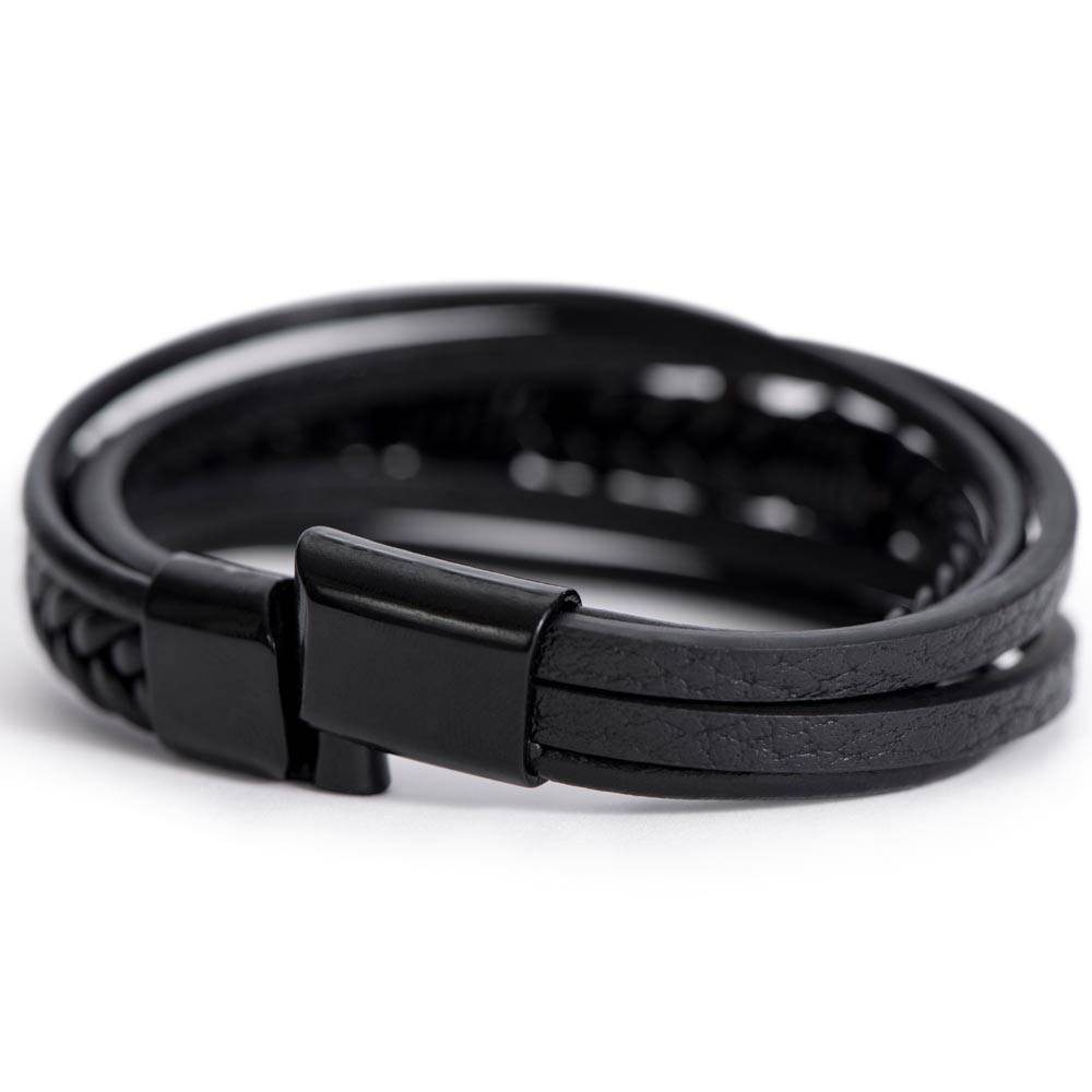 To My Son | Love You Always | Men's Cross Leather
